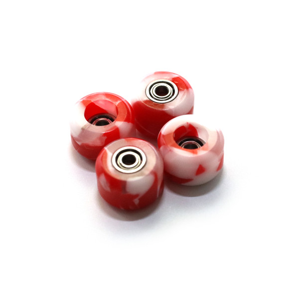 FlatFace G9 Dual Bearing Wheels - Peppermint Candy Swirl 