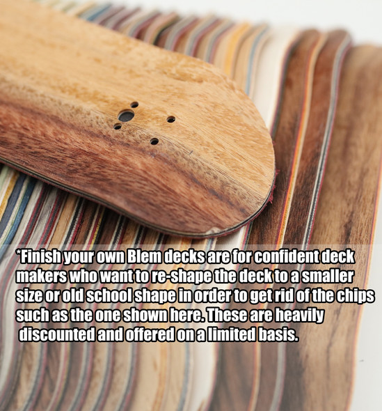 Finish Your Own G16 Deck - Premium Blue Green Stripes