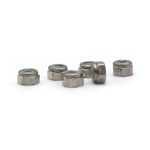 Blistered Tuning - Silver Locknuts (6)