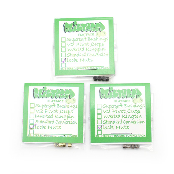 Blistered Tuning - Raw Locknuts (4)