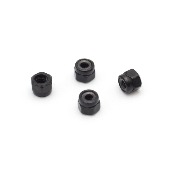 Blistered Tuning - Black Locknuts (4)