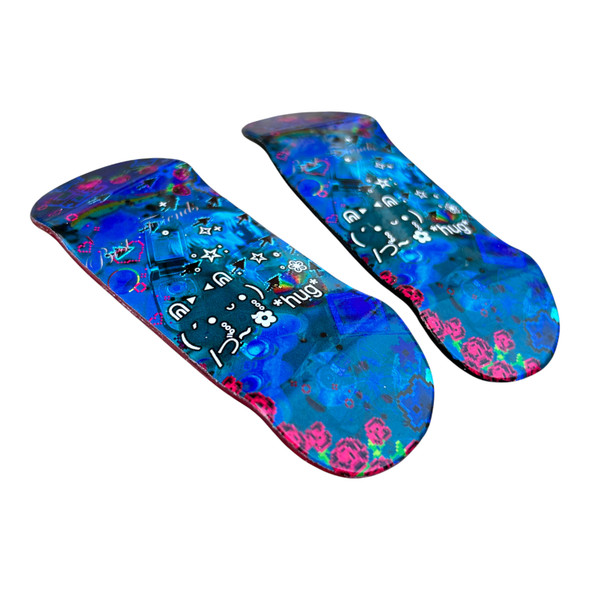 Ducky Deck Colored Polycarbonate - 34mm - Hug Night - Real Wear on Black