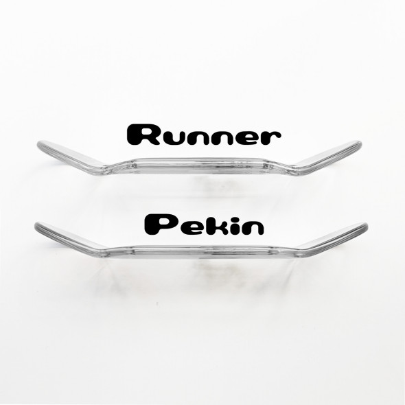 Ducky Deck Colored Polycarbonate - 34mm - Cut the Cheese - Real Wear on Orange