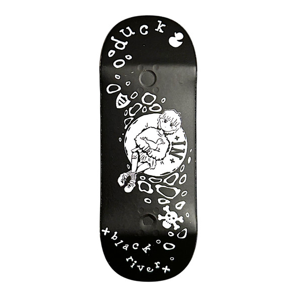 Matte "Blackriver x Duck" Black Duck Deck Polycarbonate - 34mm