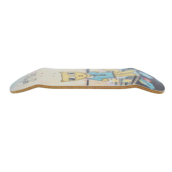 Wooden Duck Deck - Symmetrical Pekin - 32.5mm - Yellow Cat (Non-Wear)