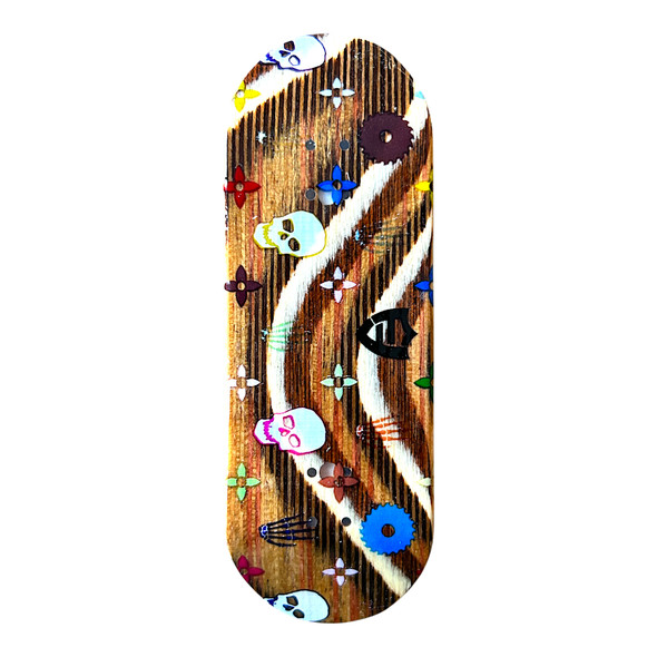 FlatFace G15.12 *CB* Deck - 33.6mm - Bones Clear Premium Brown/White 