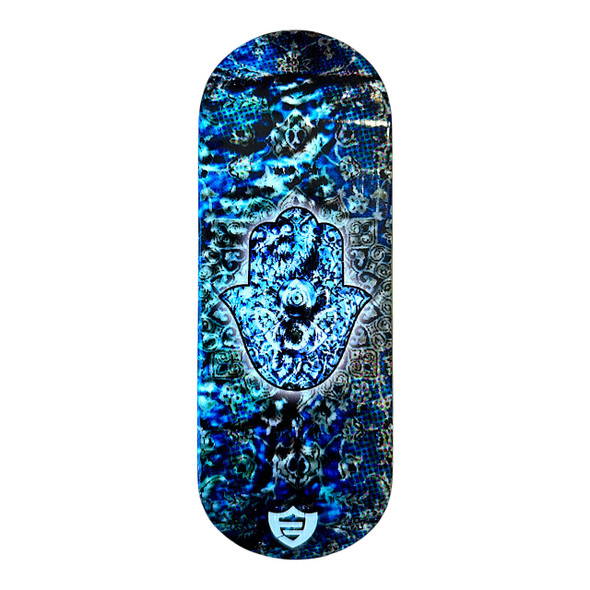 FlatFace G16 Deck - 33.6mm - Hamsa Blue - Real Wear