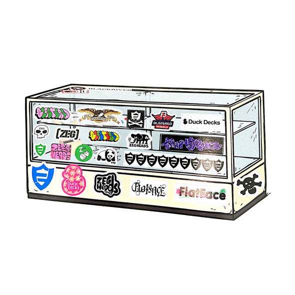 Shop Storefront Sticker Sheet