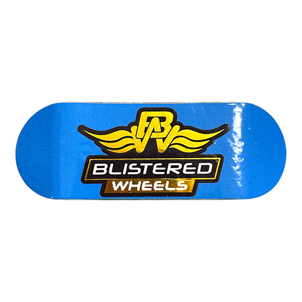 FlatFace G16 Deck - 33.6mm - Blistered Racing Blue/Gold Metallic Limited Edition - Real Wear
