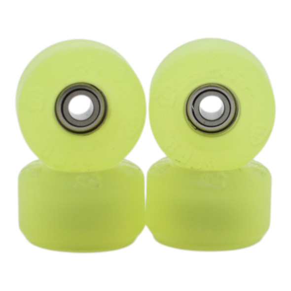 Blistered FF V3 Urethane Wheels - 72D ULTRA - Green HeatShift -> Yellow