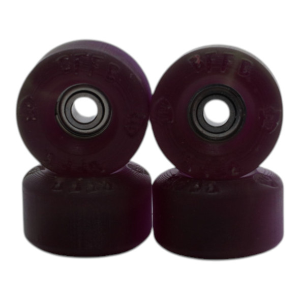 Blistered FF V3 Urethane Wheels - 72D ULTRA - Green/Pink Swirl SunShift -> Purple
