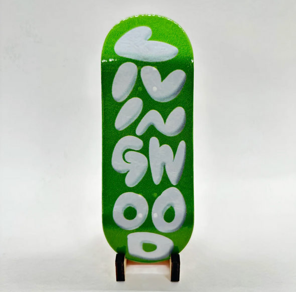 Livingwood Deck - The Green Logo 37mm Low