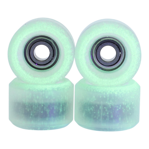 FlatFace G1 x Blistered Urethane Bearing Wheels - Clear GLOW