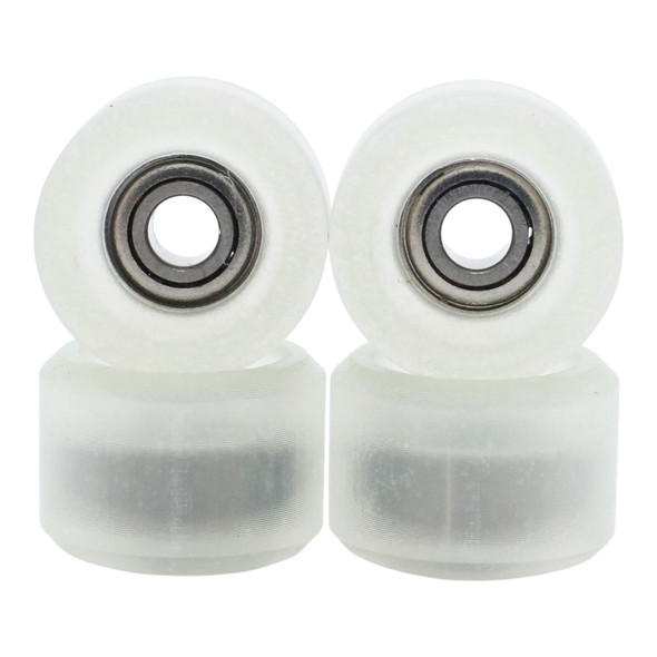 FlatFace G1 x Blistered Urethane Bearing Wheels - Clear GLOW