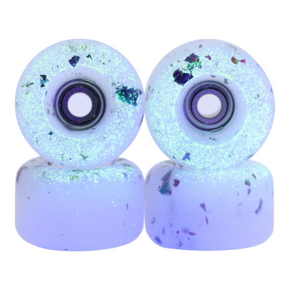 Blistered Wheels - John Cowart - Vaporwave Flake -> GLOW Purple