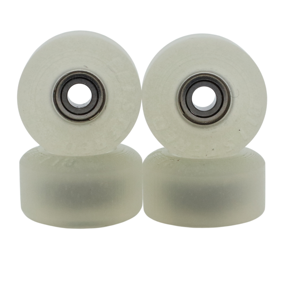Blistered Urethane Wheels - Street V5 - Translucent Off-White Glow