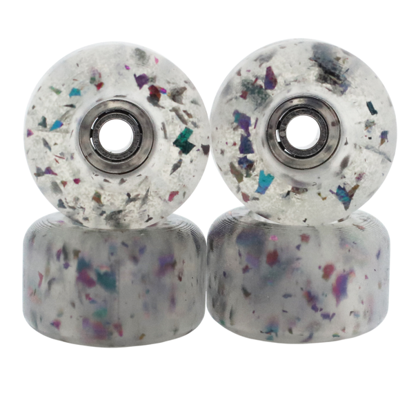 Blistered Urethane Wheels x JoyCult Bearings - John Cowart - Translucent Vaporwave Glow