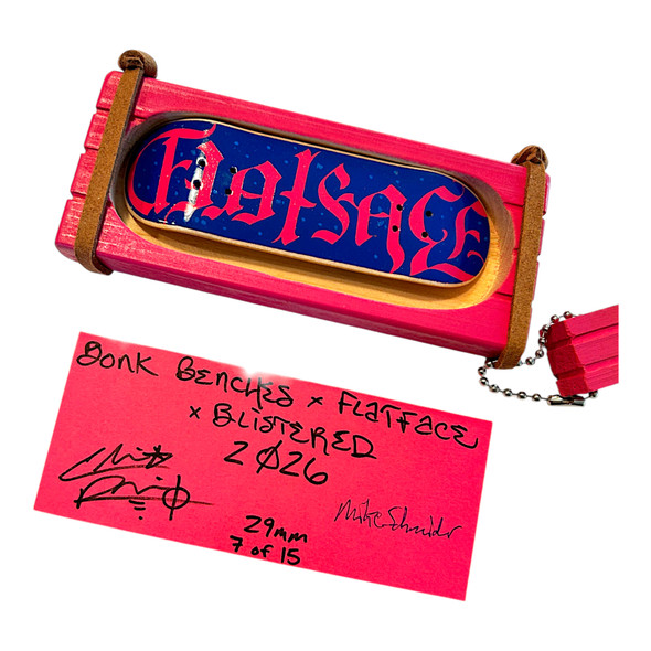 Bonk Deck - Blistered x FlatFace Collab - Mountain Mold - #7 of 15 - 29mm