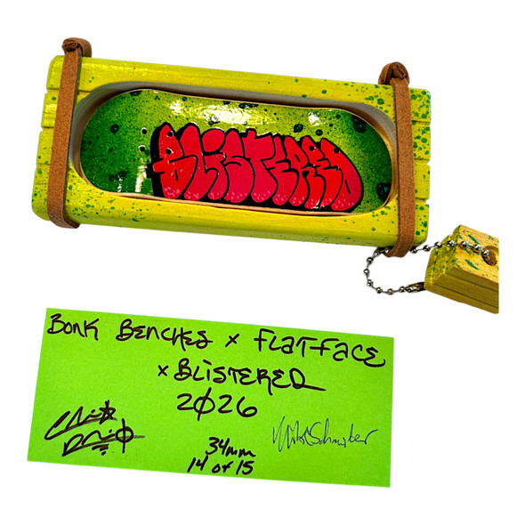 Bonk Deck - Blistered x FlatFace Collab - Mountain Mold - #14 of 15 - 34mm