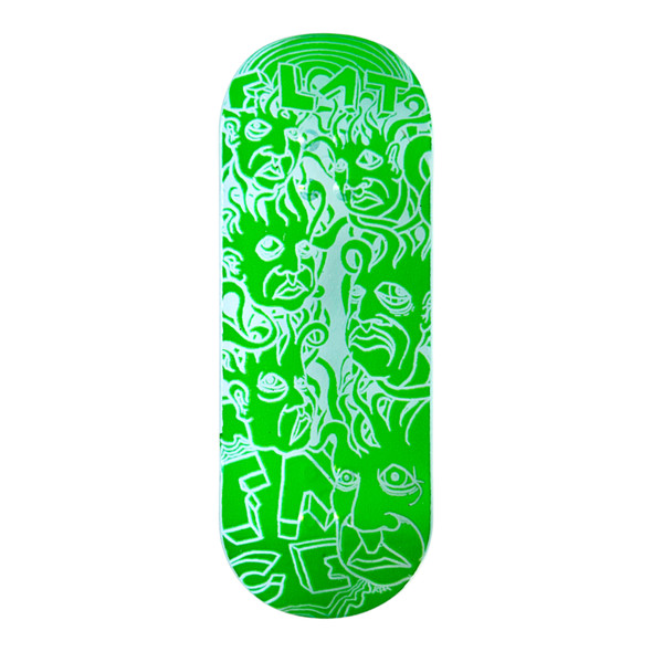 D-16 Duck Deck - Polycarbonate FlatFace G16 - Clear - Green Zeph