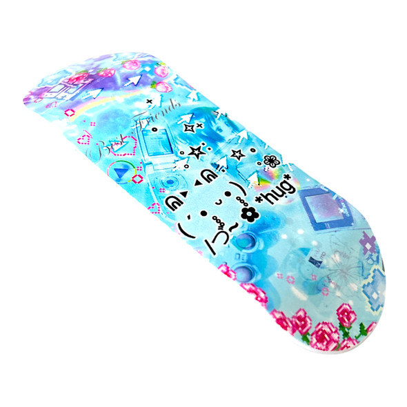 D-16 Duck Deck - Polycarbonate FlatFace G16 - Turquoise - Ascii Hug