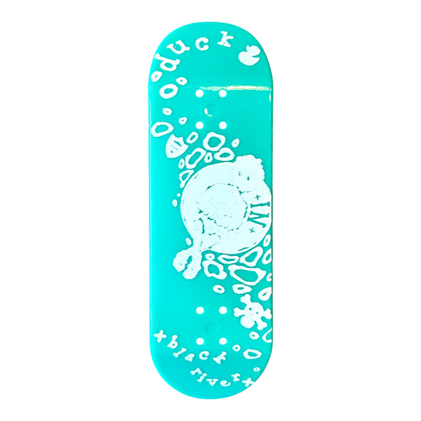 D-16 Duck Deck - Polycarbonate FlatFace G16 - Turquoise - Duck x Blackriver Clear/White