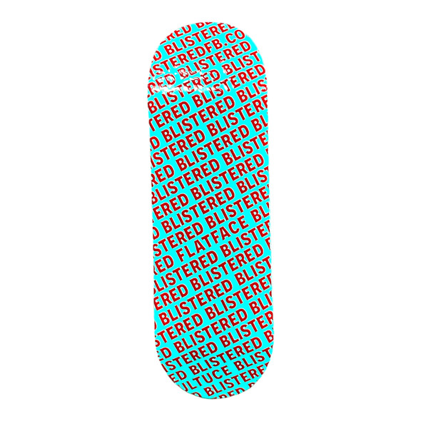FlatFace G15 Deck - 29.7mm - GLOW Blistered Repeater Red - Real Wear