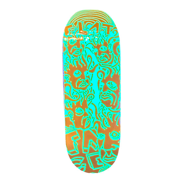 CFlatFace G15 Deck - Faceshaver 33.6mm - GLOW Yellow Zeph - Real Wear
