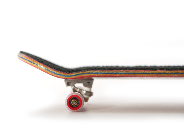 FlatFace Dual Durometer Bearing Wheels - Red/White