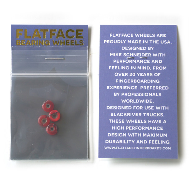 FlatFace Limited Edition Wheels - G4 - Red #40 Swirls
