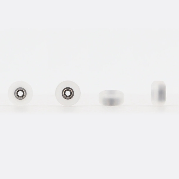 FlatFace G8 Bearing Wheels - Frosted Clear