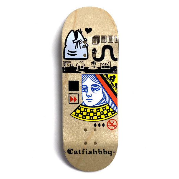 Catfishbbq Deck - Her Majesty Maple - 32mm - Saltwater