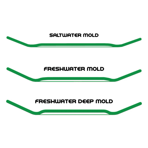 Catfishbbq Deck - Artshow Green - 33mm - Freshwater Deep