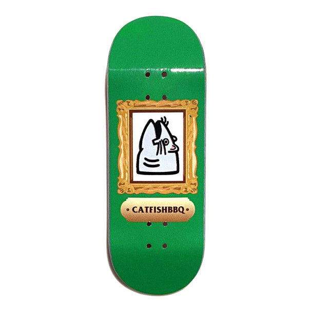 Catfishbbq Deck - Artshow Green - 33mm - Freshwater