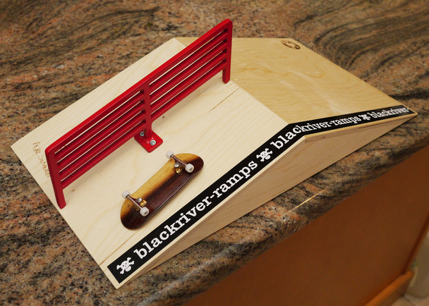 Red Square Down Rail - For Mike Schneider Signature V4 - Grindright