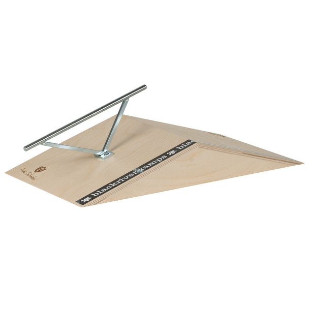 +blackriver-ramps+ Mike Schneider Signature Ramp V4 - Half Rail - BLEM Ramp