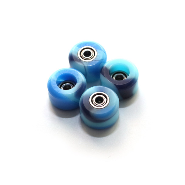 FlatFace G9 Dual Bearing Wheels - Ocean Swirl 