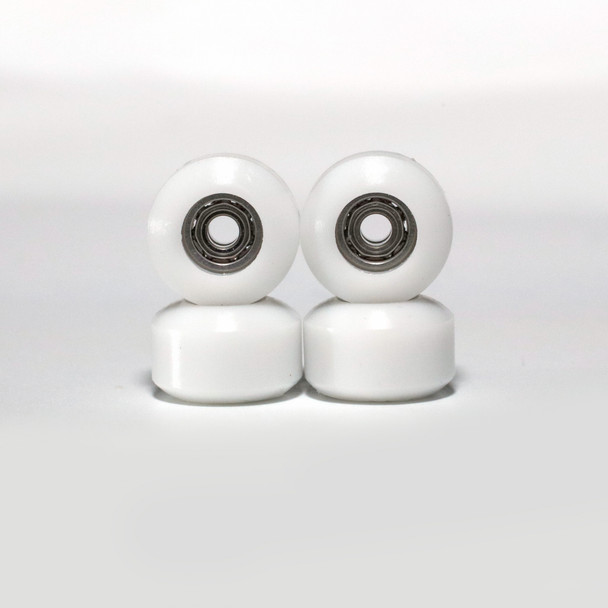 Urethane FlatFace G7.1D Dual Bearing Wheels - White - 60D