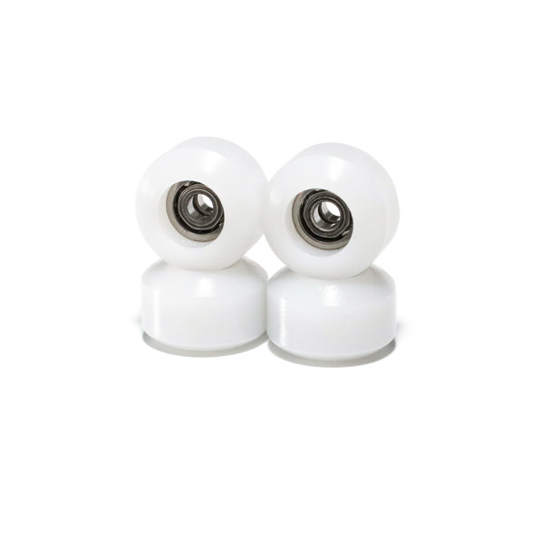 Urethane FlatFace G7.1D Dual Bearing Wheels - "FF White" - 60D