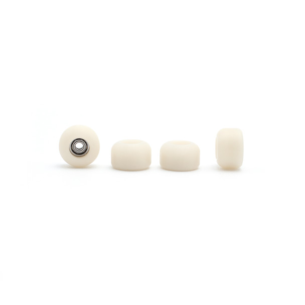 Blistered Asymmetrical Dual Bearing Wheels - 60D - Off-White