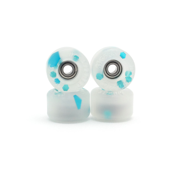 Blistered Wheels - MGFBS Pro - Clear/Turquoise Hexagon