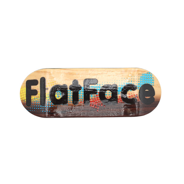 FlatFace G15 Deck - Spot Color Transparent Two Tone - 33.6mm Real Wear