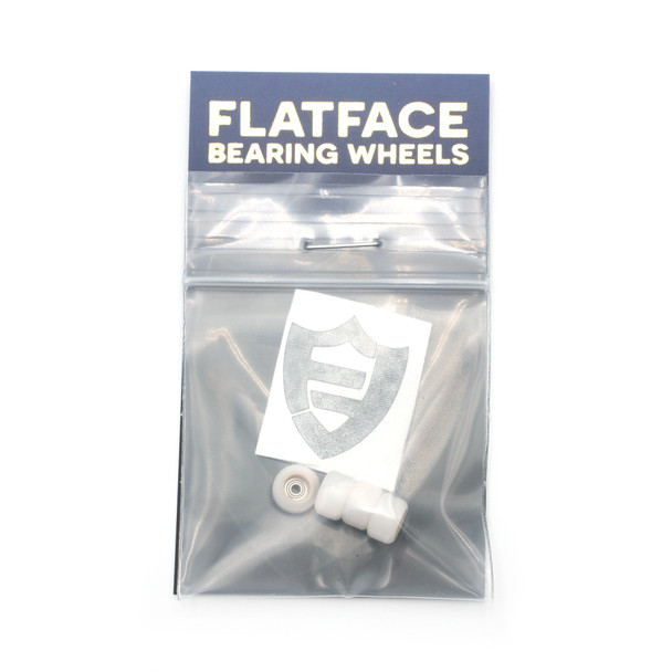 FlatFace Dual Durometer V2 Bearing Wheels - Blueberry/Blueberry
