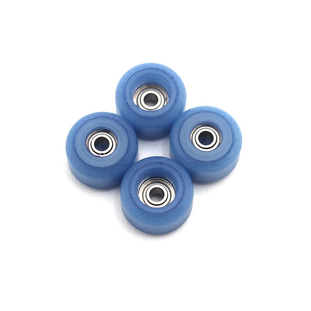 FlatFace Dual Durometer V2 Bearing Wheels - Blueberry/Blueberry