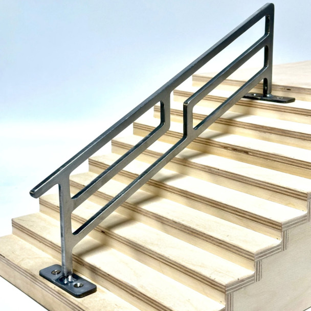 Grindright 10 Stair Down Rail - Raw