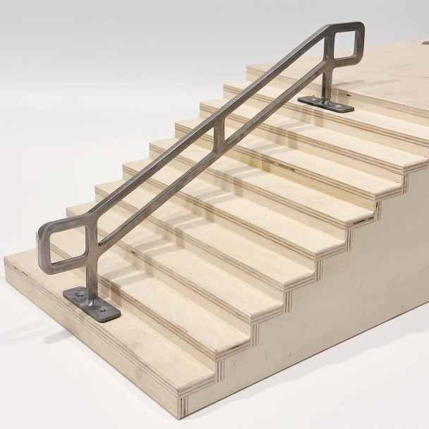 Grindright 10 Stair Kink Rail - Raw