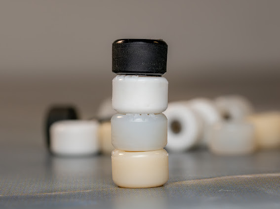 Dudeguy F3 Wheels - Ghost White (Semi-Clear)