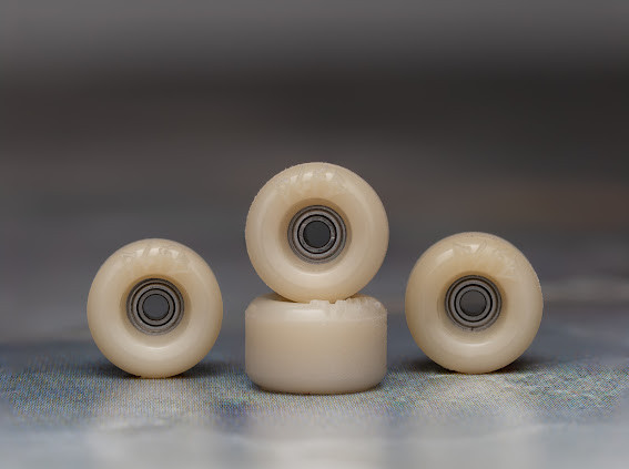 Dudeguy F3 Wheels - Ghost White (Semi-Clear)