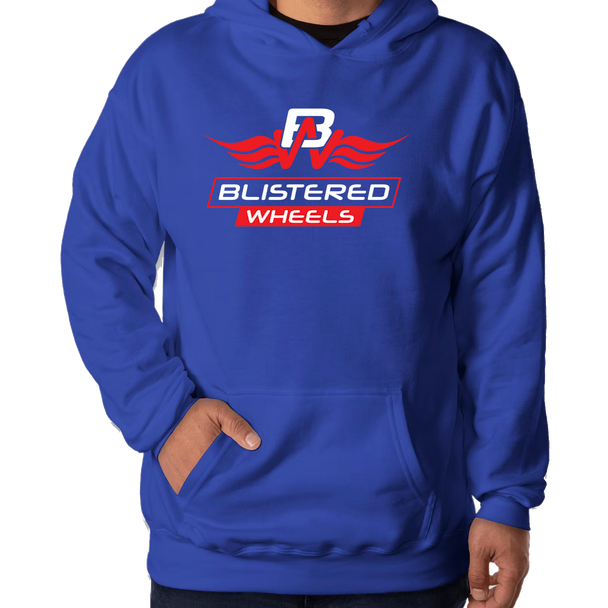 Blistered Hoody - Free Flyer - Blue - Hanes Perfect