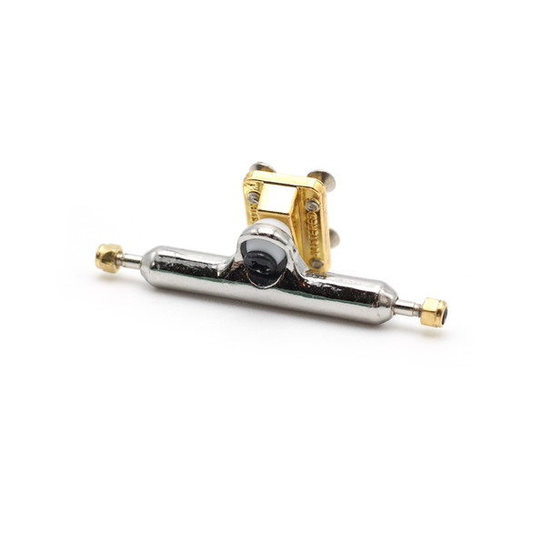 Blistered Trucks - Chrome, Gold Baseplate - 33mm